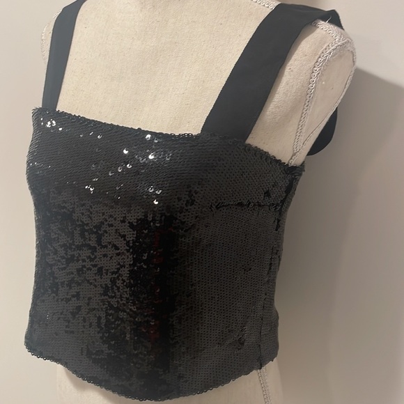 Veronica Beard Sequin Adi Top - Picture 5 of 12